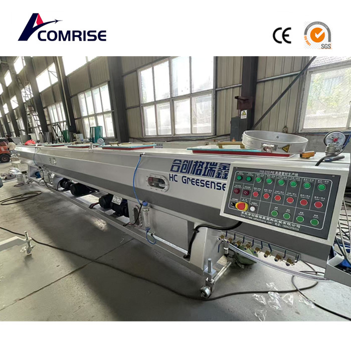 Linea di produzione di estrusione del tubo HDPE da 110-315 mm
