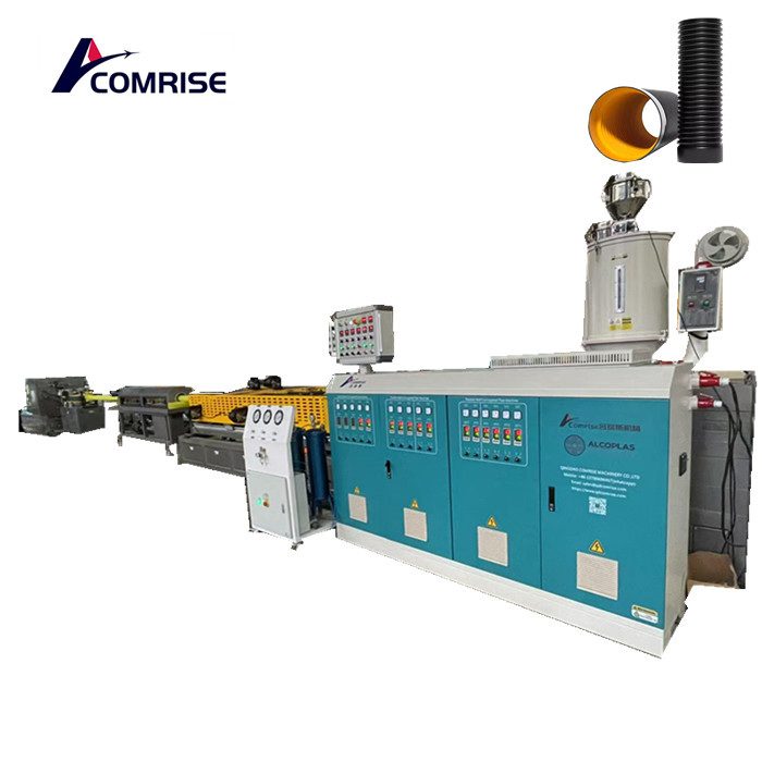 Linea di produzione ondulata a doppia parete da 40-160 mm